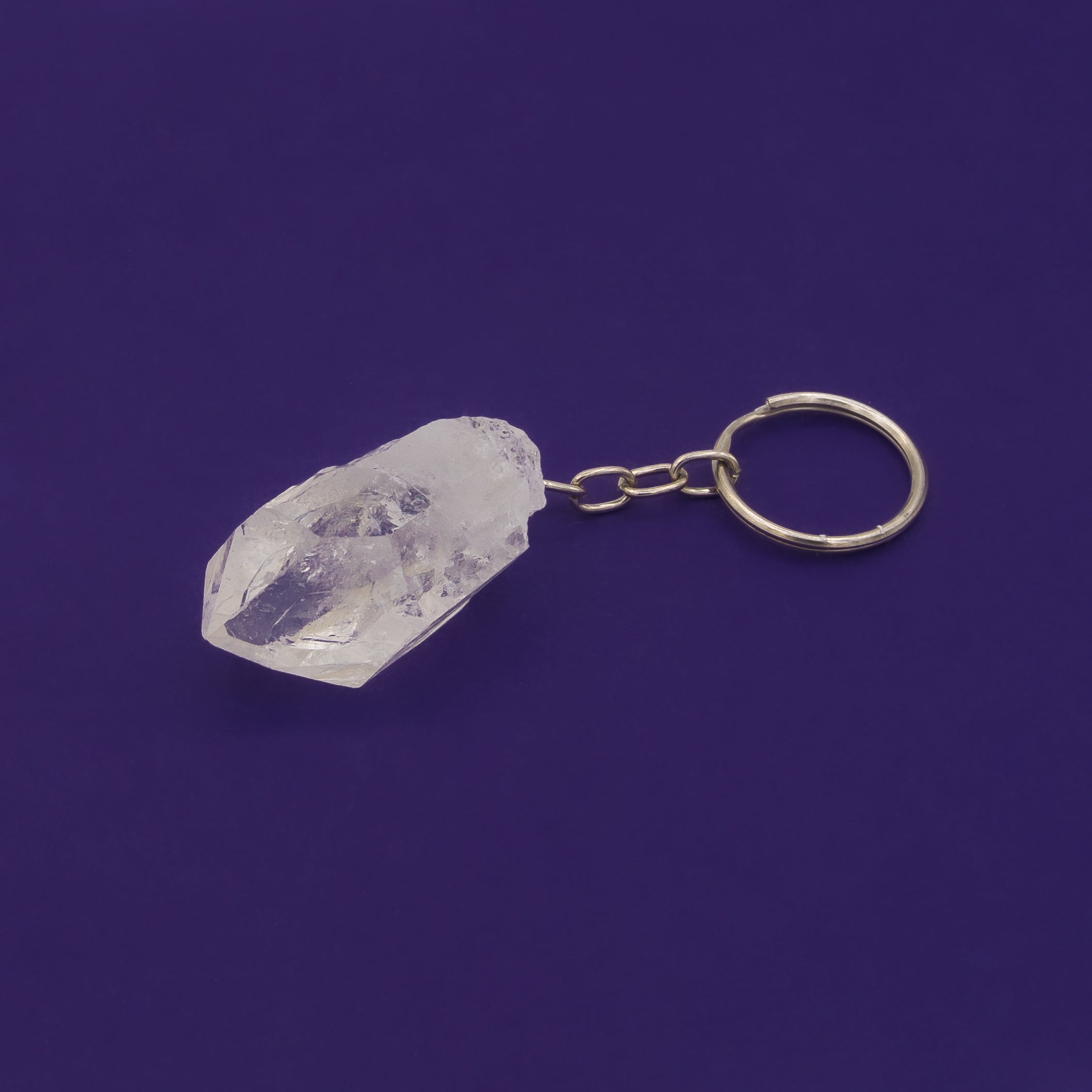 Keychain - Clear Quartz Point